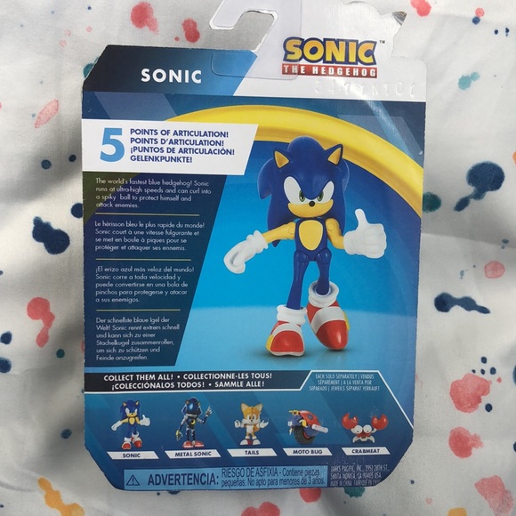 NIP - Sonic The Hedgehog Collectible Figure - Picture 2 of 3
